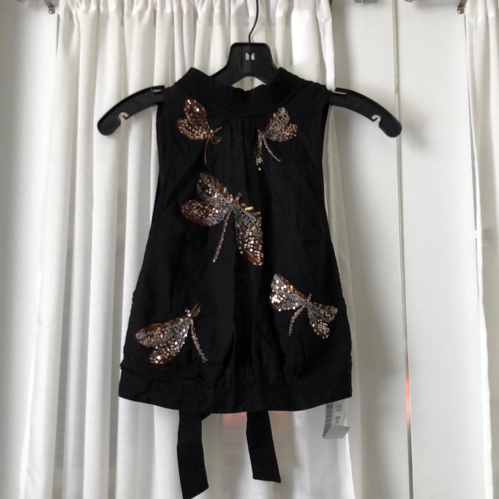 Free People Backless Halter Top